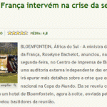Crise na seleção da França comprova palestra do Cohen