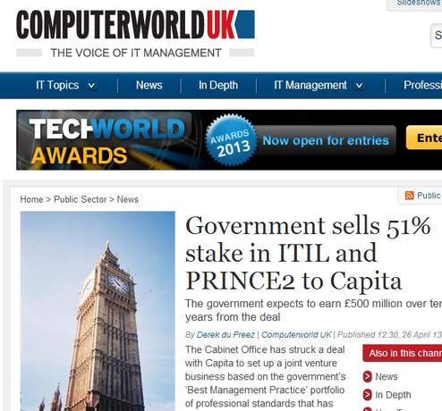 government sell itil