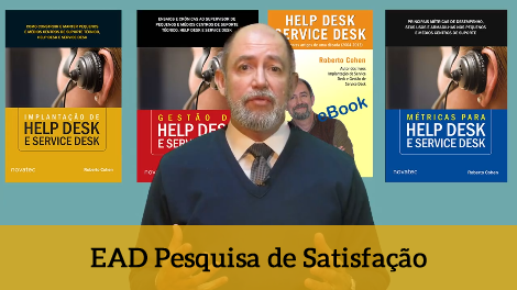 NOVO: Curso EAD de Pesquisa de Satisfação em Help Desk e Service Desk