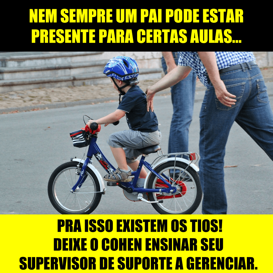 Pai viajando?